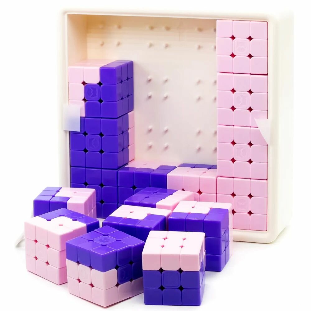 Головоломка / Собери картину из кубиков Рубика / Мозаика 16 кубиков Gan MG3 Mosaic Cube Bundle 4x4