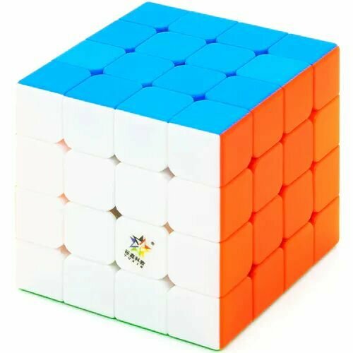 Кубик рубика / Yuxin 4x4x4 Black Kylin V2 Цветной пластик / Развивающая игра скоростной кубик рубика yuxin 4x4х4 black kylin развивающая головоломка цветной пластик