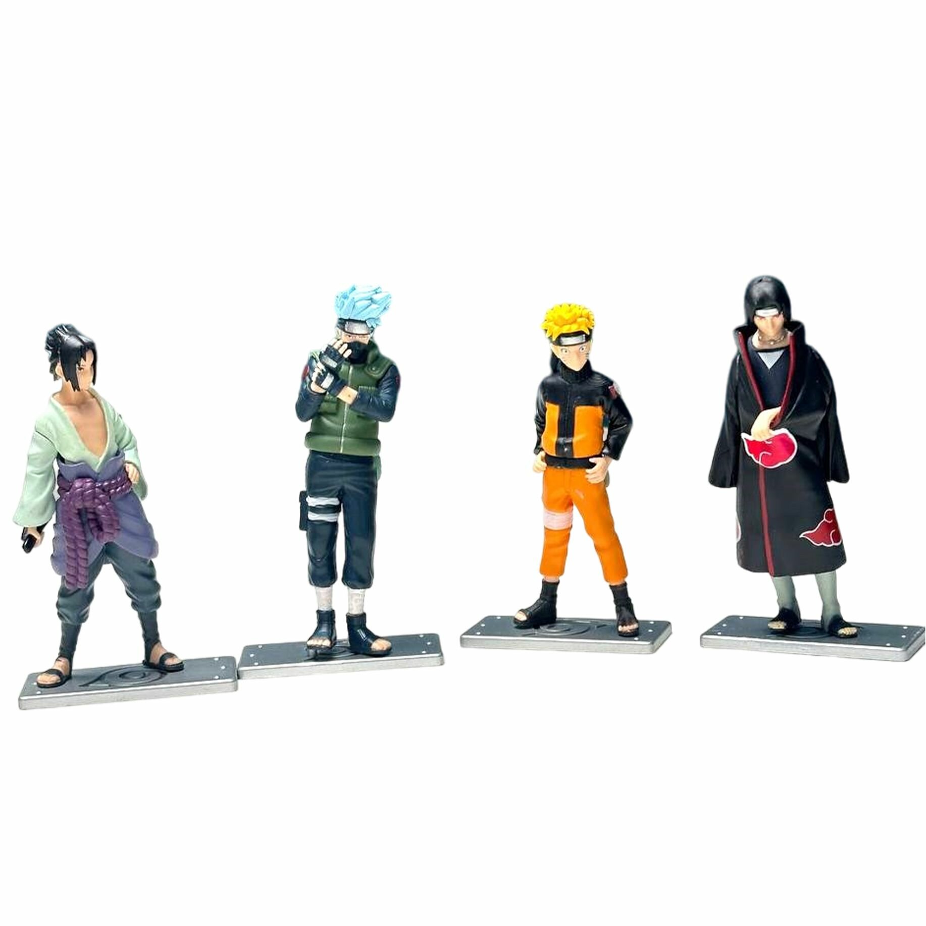 фото Набор сувенирных фигурок аниме, 4 шт Наруто