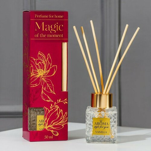 Диффузор ароматический For home аромат ваниль 50 мл 556₽