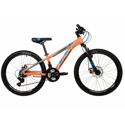 Подростковый велосипед Novatrack Extreme 24, год 2024, цвет Оранжевый, ростовка 11 подростковый велосипед altair 24 disc год 2021 ростовка 11 5 цвет синий оранжевый