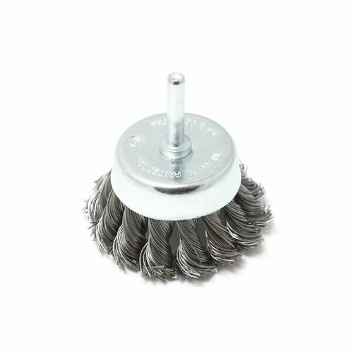 Кордщетка чашеобразная стальная витая для дрели 65мм в блистере Rock FORCE RF-BCR125 480₽