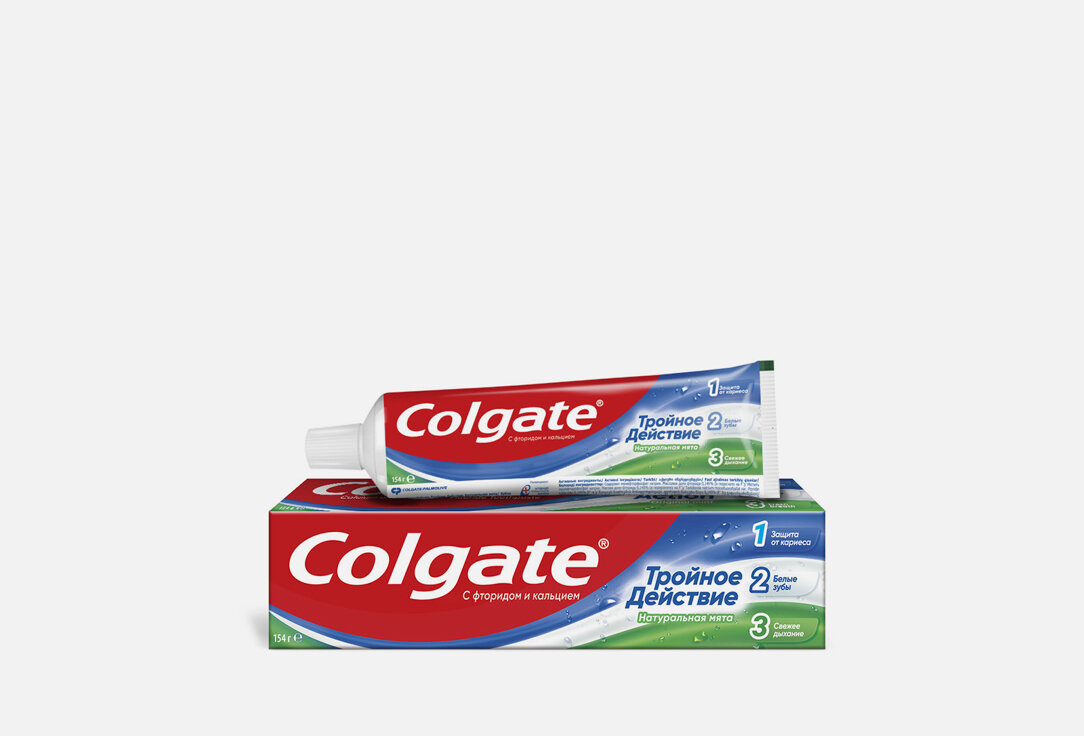 Зубная паста Colgate Тройное действие Натуральная мята / объём 100 мл