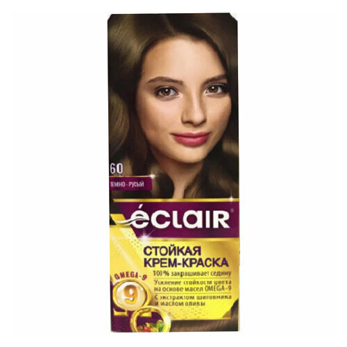 Крем-краска ECLAIR 3D 60 Темно-русый 519₽