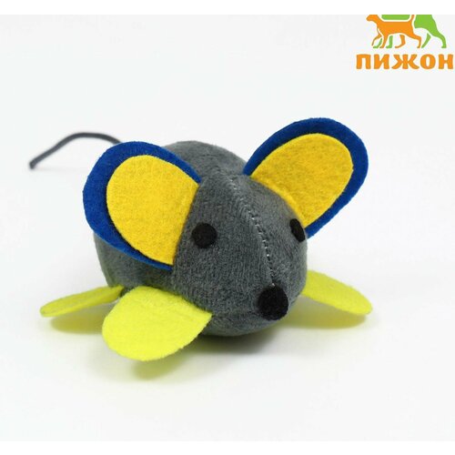 Игрушка вибрирующая, 6 см, серая