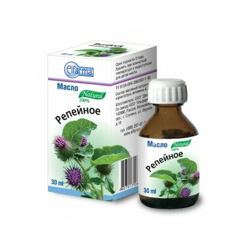 Репейное косметическое масло Эльфарма 30 мл 345₽