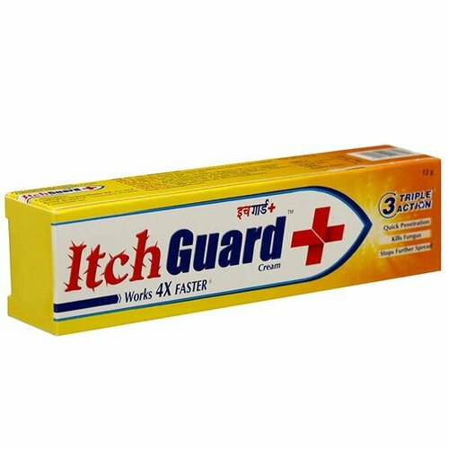 ITCH GUARD CREAM Paras Pharma (Крем Итч Гард Тройного действия для защиты от зуда), 12 г. 15g 1pcs anti itch cream centipede antibacterial ointment psoriasis cream pruritus dermatitis jock itch mosquito bites skin care