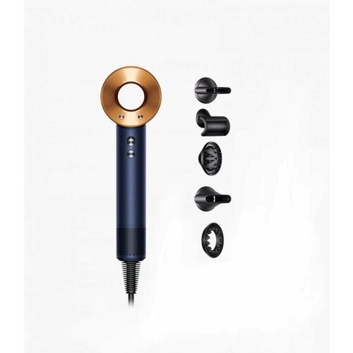 Фен для волос Super Hair Dryer 1600 вт скоростей 3 золотой 350000₽