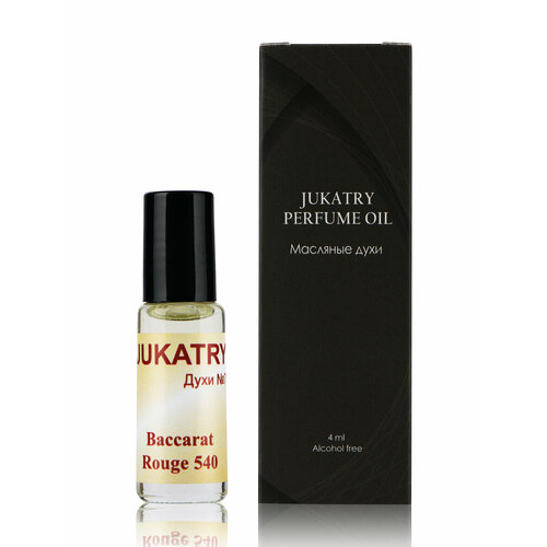 Масляные духи Jukatry № 7 по мотивам Бакарат Руж 540/Baccarat Rouge 540, женские, 4 мл