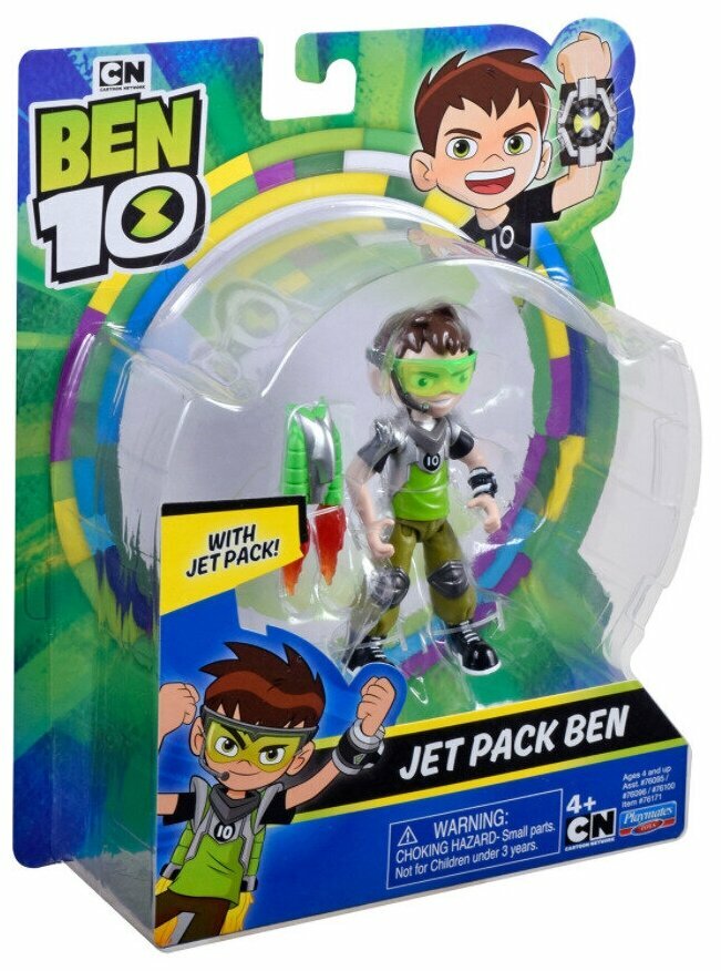 Playmates Toys Фигурка Ben 10 Бен с реактивным рюкзаком 12,5 см 76171