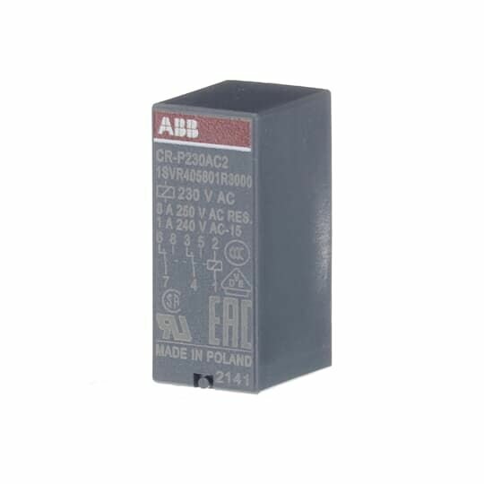 Промежуточные реле ABB CR-P012DC2 AC 2ПК 8A 1SVR405601R3000 - 10шт