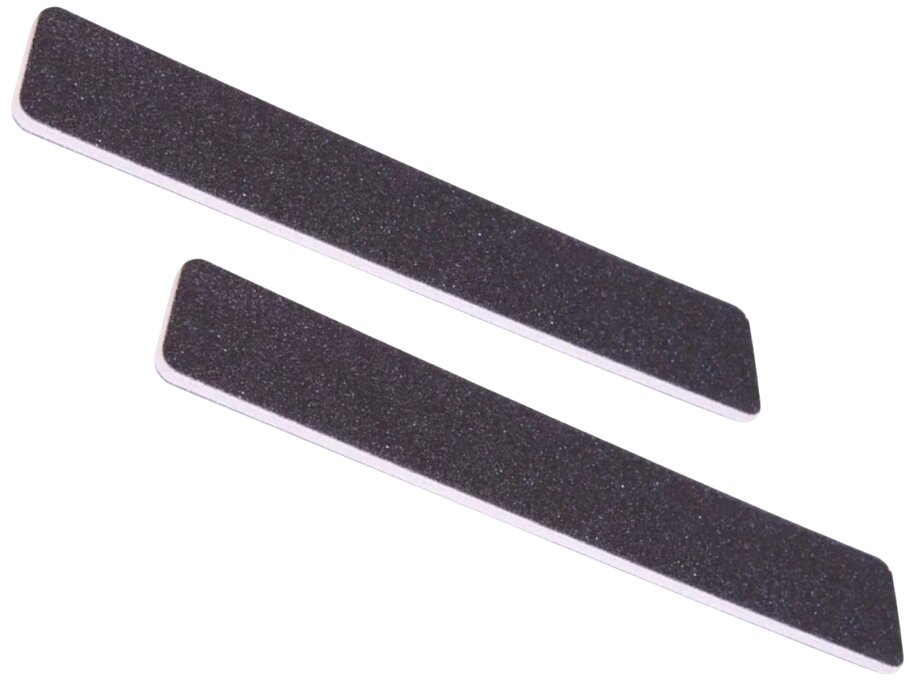 Пилка для ногтей прямая YOKO, SF 008 Р, в индивидуальной упаковке, 80/80, черная, 2 шт
