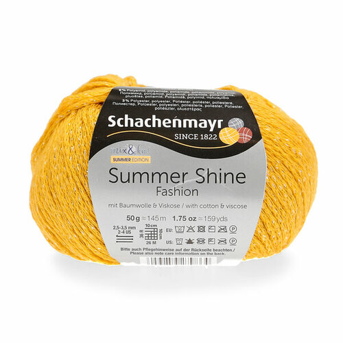 Пряжа для вязания Schachenmayr Summer Shine (00122 Sunshine)