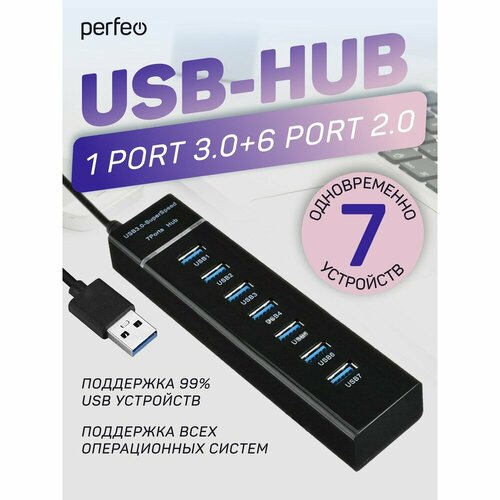 PF-H043 Black USB-HUB 1 Port 306 Port 20 чёрный 163800₽