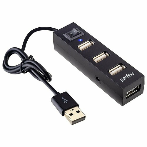 PF-H045 USB-HUB 4 Port чёрный 62300₽