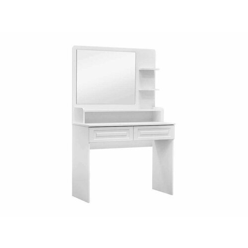 Стол с двумя ящиками и надстройкой Афина АФ-18 АФ-18А белое дерево Белый 12812₽