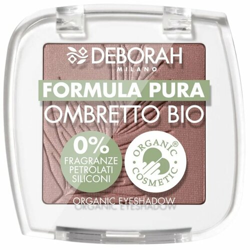 Тени для век Deborah Milano Formula Pura Ombretto Bio, тон 04 Матовый розовый, 2,5 гр