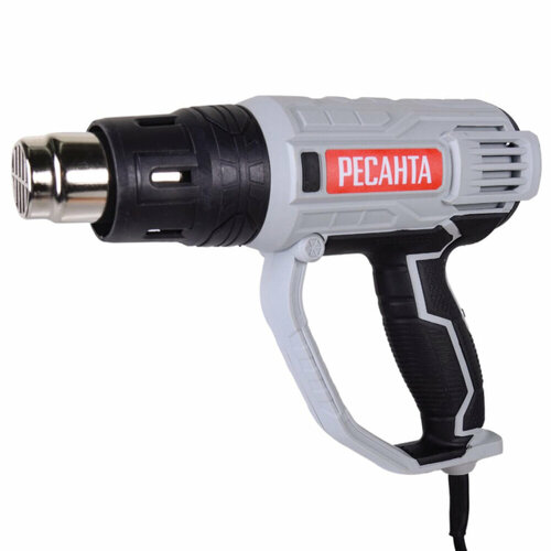 Фен технический сетевой РЕСАНТА 2000 Вт насадки 4 шт 600 градусов расход воздуха 500 лмин 7521 4587₽