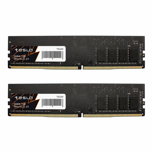 Комплект памяти DDR4 DIMM 16Gb (2x8Gb), 2666MHz TESLA (TSLD4-2666C19-8G-K2)