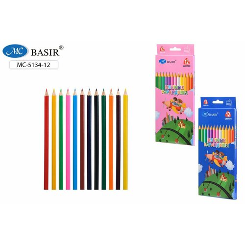 Карандаши 12цв Полет друзей 2шт 372₽