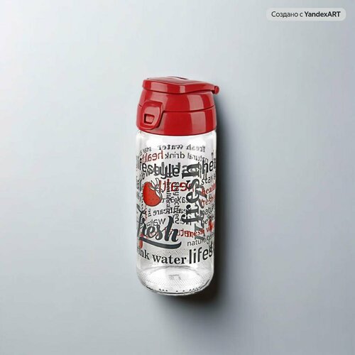 Бутылка для воды 05л стеклянная 430₽