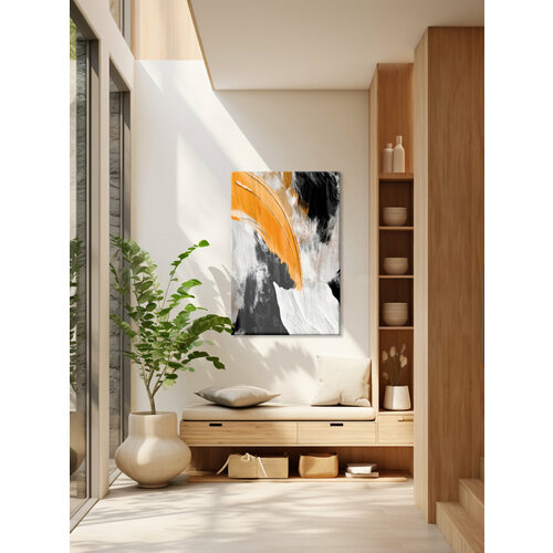 Картина на холсте Postermarket Золотая абстракция 4 70 х 105 см