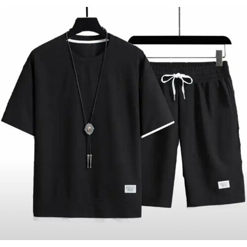 Комплект одежды , размер 3XL, черный