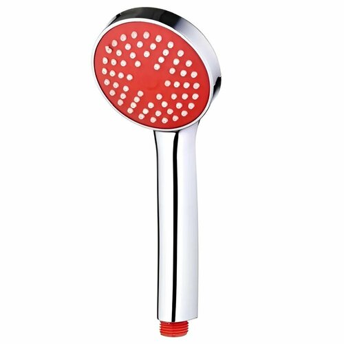 Лейка для душа, 1 режим, красная, SIRIUSLINE