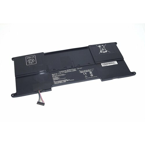 Аккумуляторная батарея для ноутбука Asus UX21-2S3P 7.4V 4800mAh OEM черная