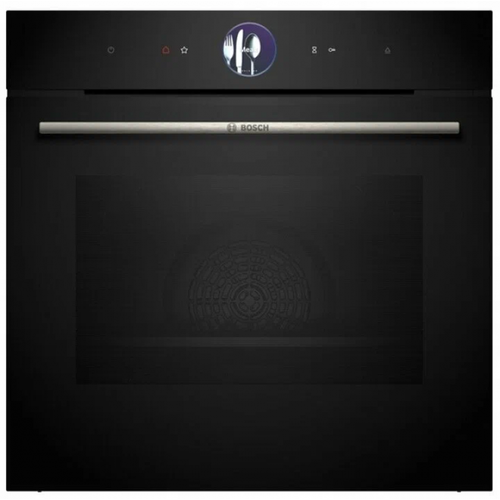 Электрический духовой шкаф с паром Bosch HSG7361B1 черный 17844700₽