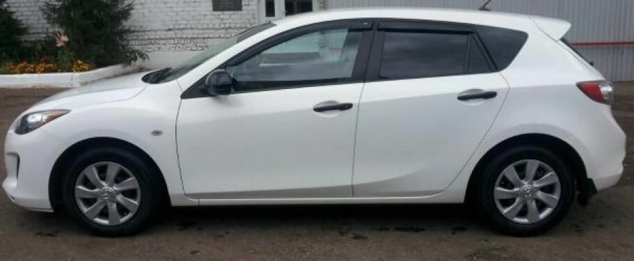 Дефлектор окон Mazda 3 (мазда 3) х/б 2009-2013г