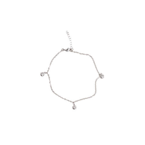 Браслет VERUSCHKA JEWELRY, фианит, размер 23 см, серебристый