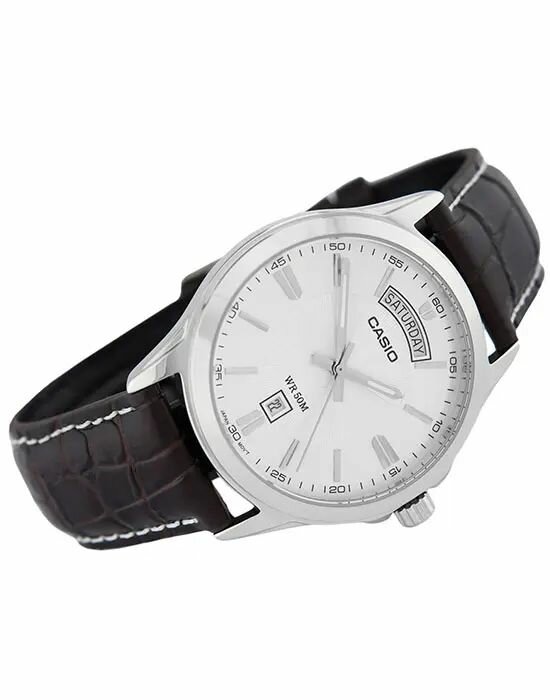 Наручные часы CASIO, черный, серебряный — фото 1