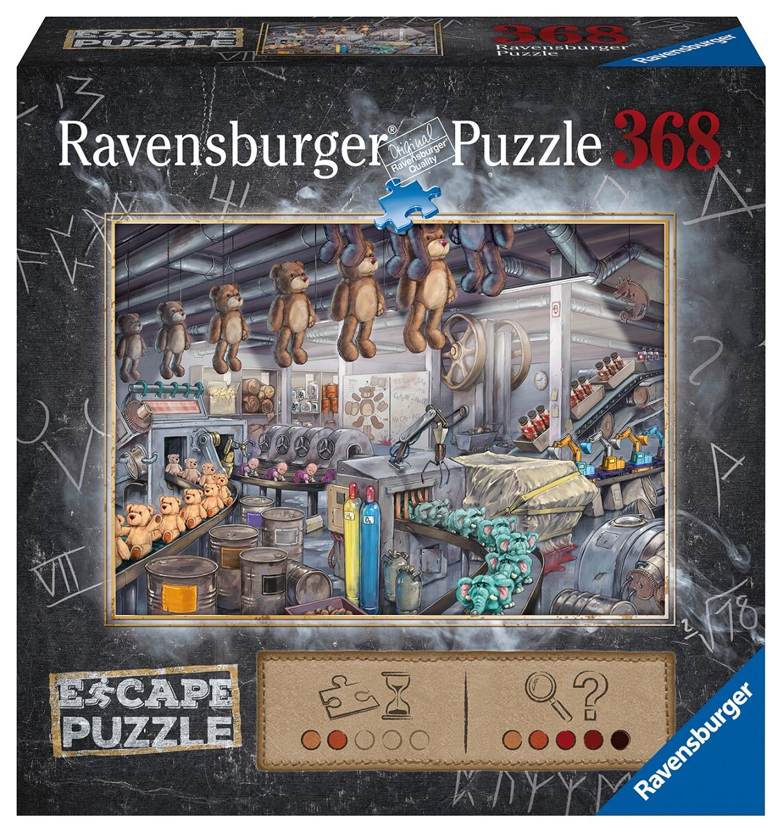 Пазл-квест Ravensburger Фабрика игрушек, 368 дет. 16531/16484