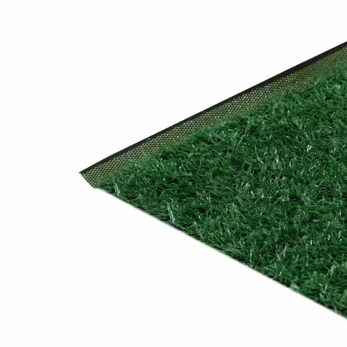 Газон искусственный ворс 10 мм 1 2 м зелёный Greengo