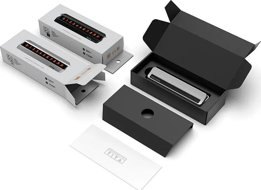 Изображение Автовизитка в машину TITA Temporary Parking Card (Silver/Серебристый)