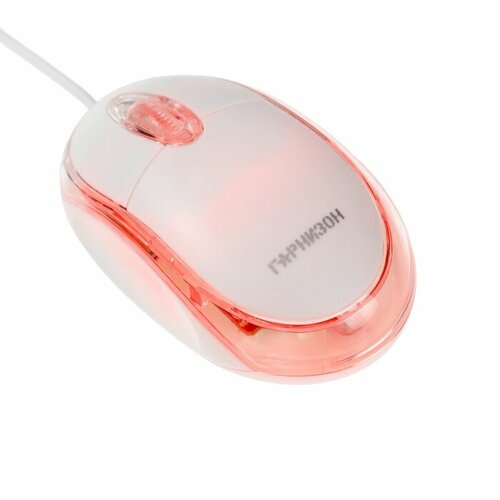 Мышь Гарнизон GM-100W проводная оптическая 1000 dpi USB белая комплект из 5 шт 175000₽