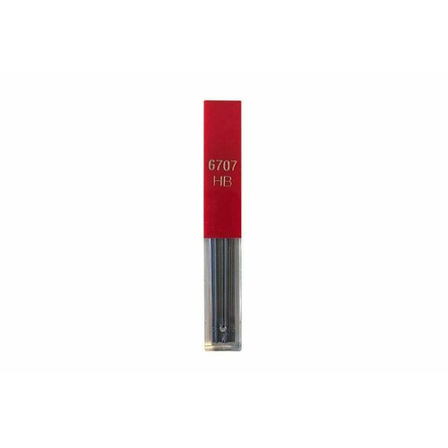 Грифели Caran d’Ache для механического карандаша, 0.7 мм, HB, 12 шт в упаковке 6707.350