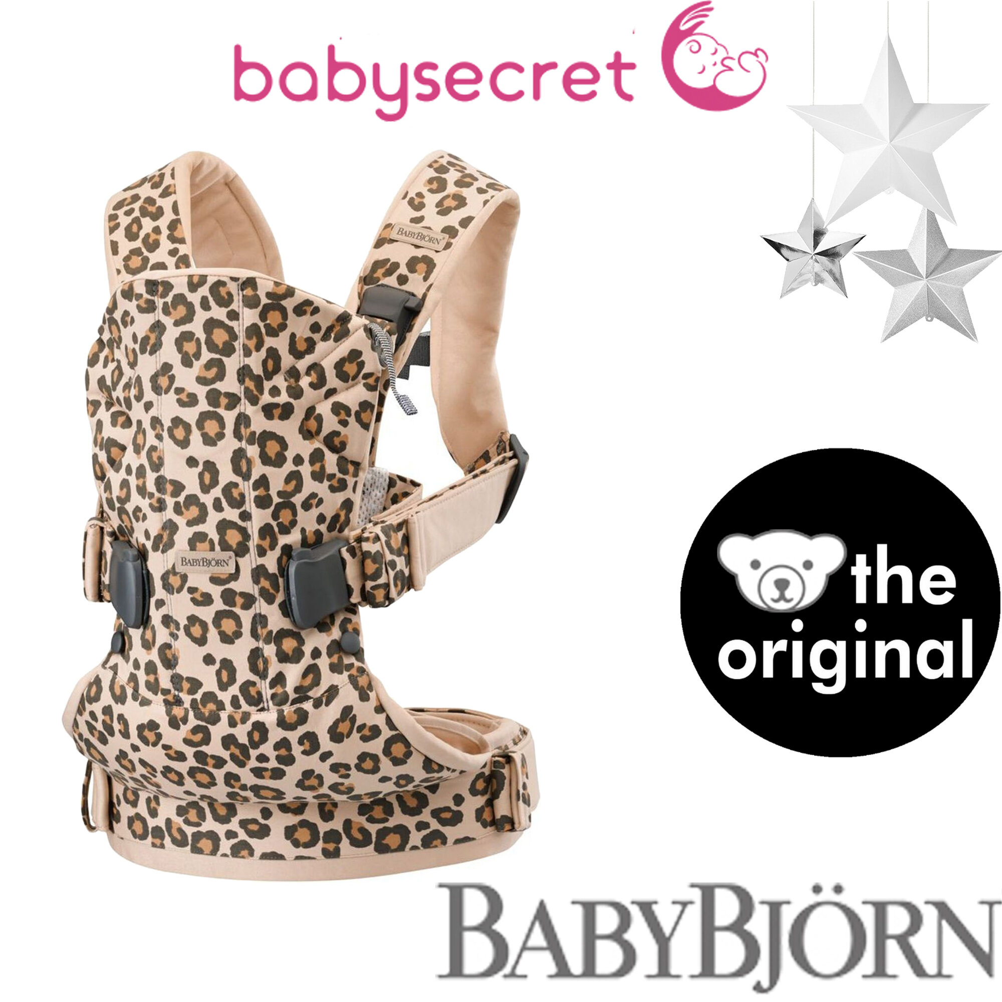 Рюкзак-кенгуру для новорожденных BabyBjorn One Air ( beige/leopard) 0980.75