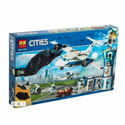 конструктор lego city 60210 воздушная полиция авиабаза 529 дет Конструктор Город Воздушная полиция: авиабаза 559 деталей