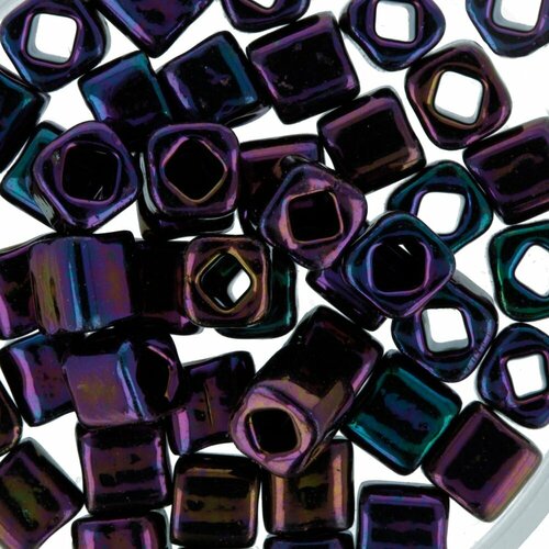 Бисер TOHO Cube, №2, 4 мм, 5 штх5 г, №0085, коричневый бисер toho cube 2 4 мм 5 штх5 г 0086 темно фиолетовый