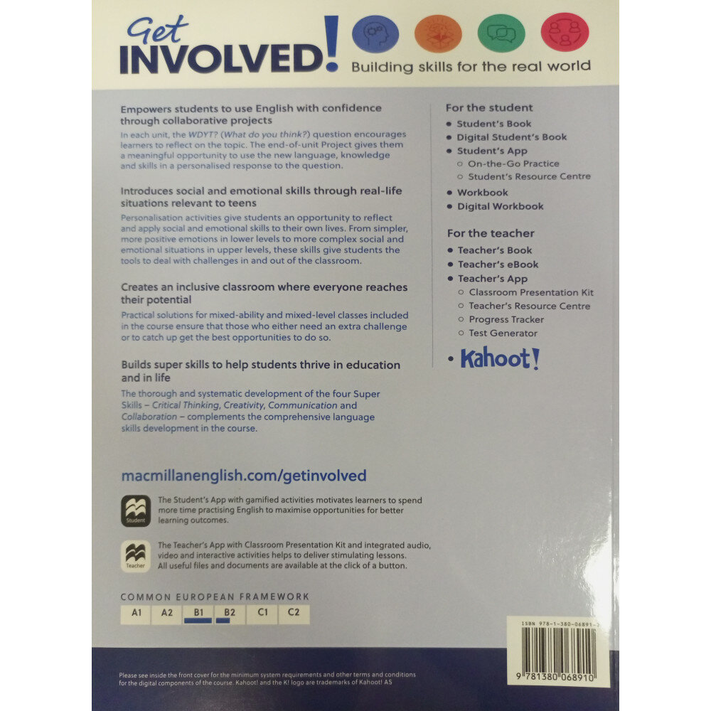 Get Involved! Level B1+. Student’s Book with Student’s App and Digital Student’s Book - фото №3