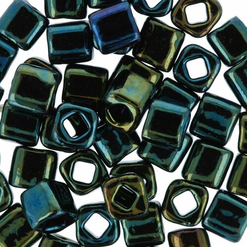 Бисер TOHO Cube, №2, 4 мм, 5 штх5 г, №0084, зеленый бисер toho cube 2 4 мм 5 штх5 г 0086 темно фиолетовый