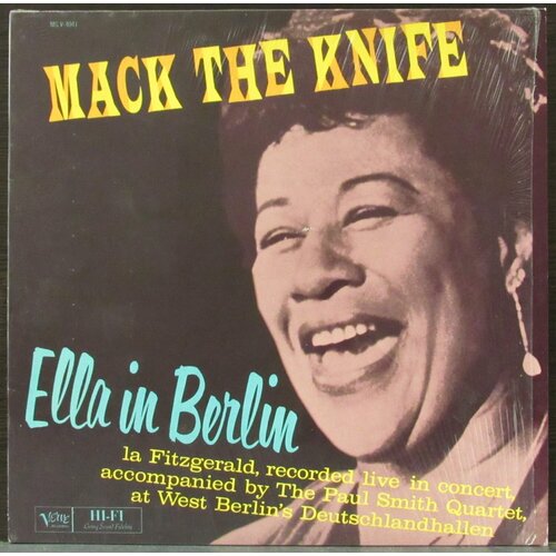 Fitzgerald Ella Виниловая пластинка Fitzgerald Ella Mack The Knife Ella In Berlin