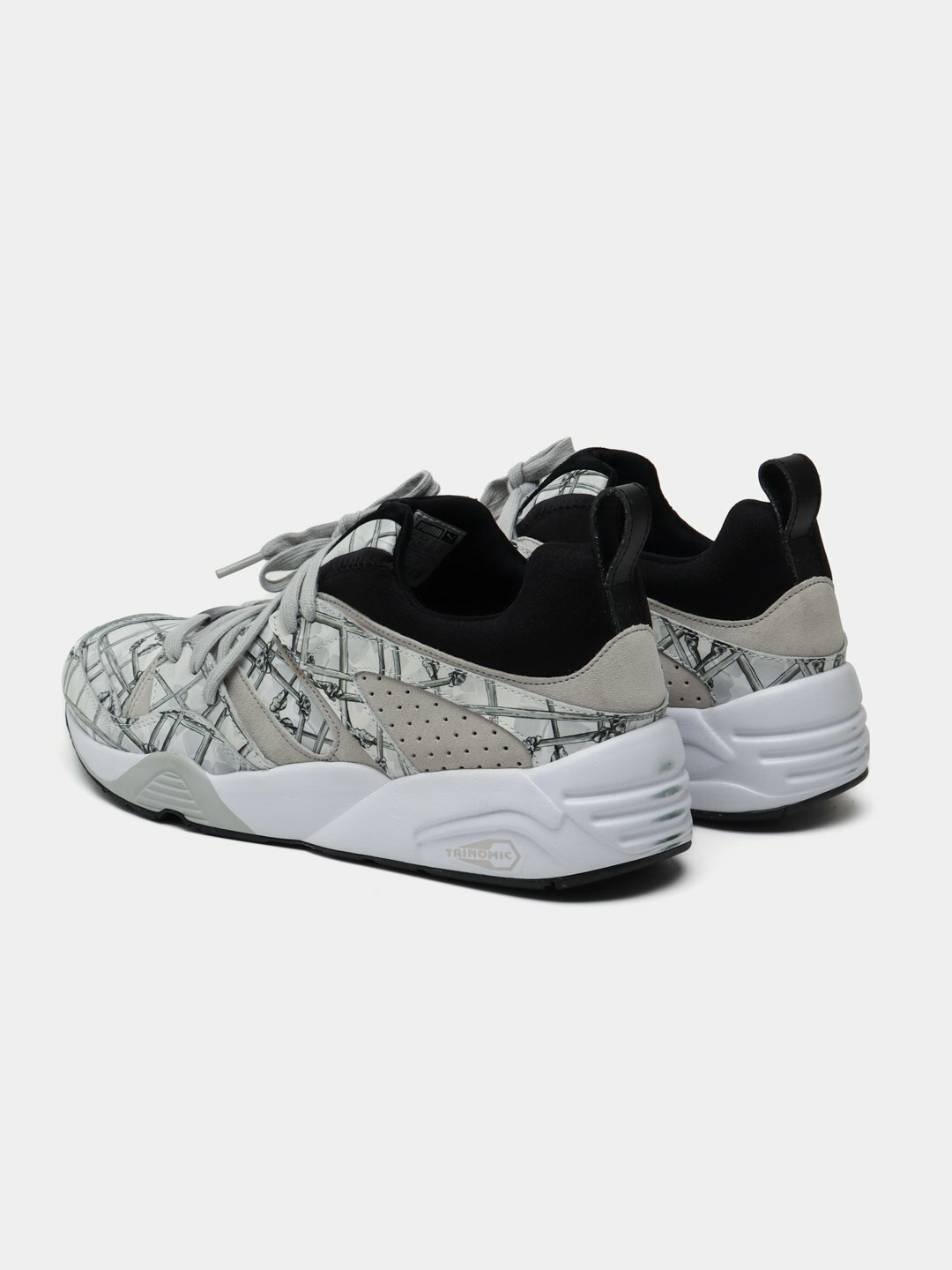 Кроссовки PUMA Bog X Swash Bones, размер 37 EU, glacier gray/white — фото 1