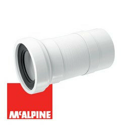 Гофра McALPINE MRWC-F23 P для унитаза (230-440мм) без леп. WC