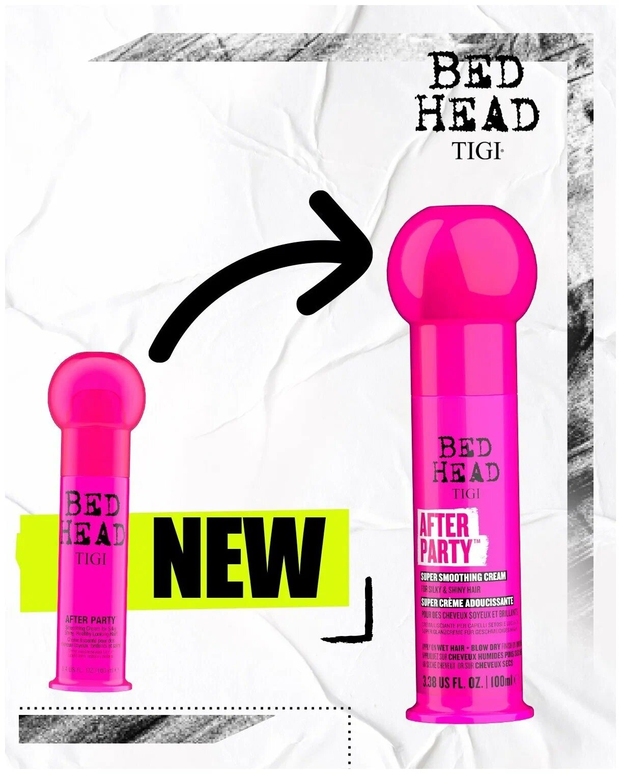 "Tigi Bed Head After Party" - разглаживающий крем объемом 100мл — фото 1