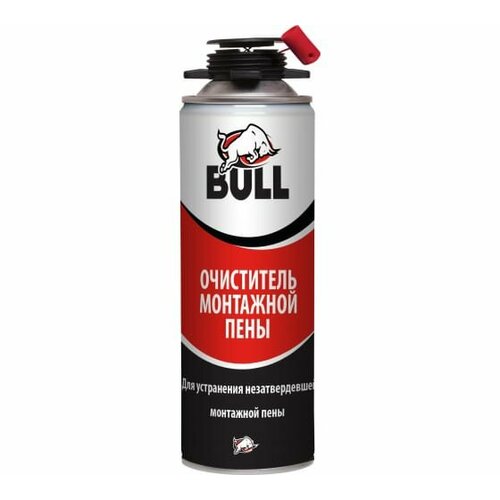 Очиститель монтажной пены BULL акфикс