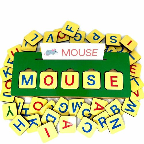 Детская развивающая игра сундучок собери слова Учим Английский 467₽