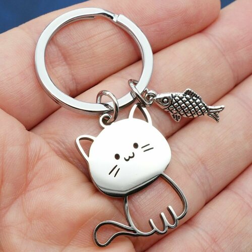 Брелок МАГИЯ ПОДАРКА, серебряный